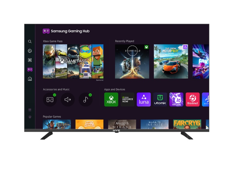 HYE 58" QLED Tizen OS WiFi Smart 4K TV - 58QLEDS2048