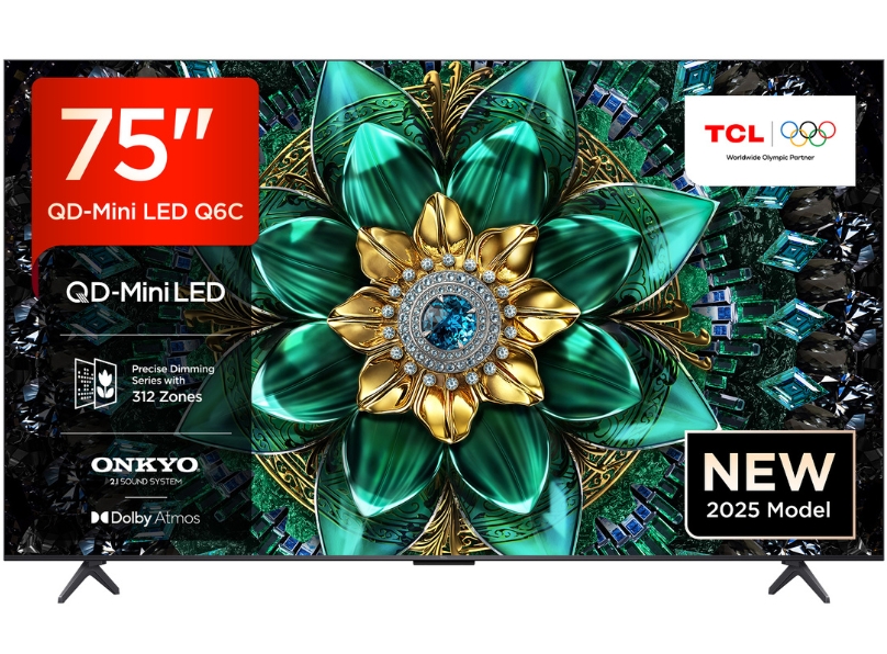 TCL 75Q6C 75" Q6C 4K QLED Mini-LED Smart TV